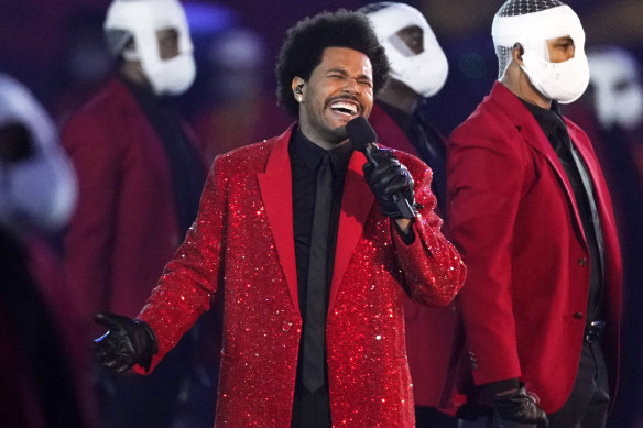 EU Fashions The Weeknd Blinding Lights Red Suit Blazer Jacket