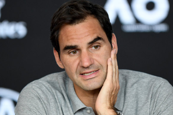 Roger Federer is in a race against time to recover from a knee injury before the Australian Open.