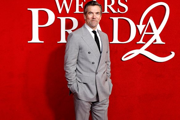 Patrick Brammall attends The Devil Wears Prada 2 premiere in Sydney.