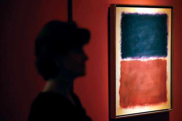 One of the fake Rothko paintings in the documentary <i>Made you Look: A True Story About Fake Art</i>.