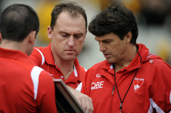 Paul Roos, who made the transition from caretaker to senior coach successfully, said that period was the easiest time he had as coach. 