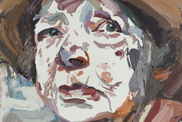 Ben Quilty's Archiblad Prize winning portrait of his mentor, Margaret Olley.