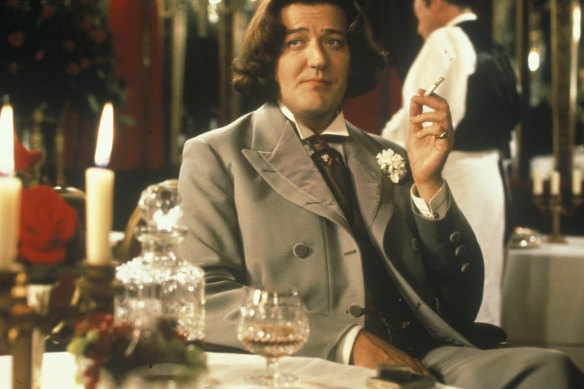 Stephen Fry as Oscar Wilde in the 1997 film Wilde. 