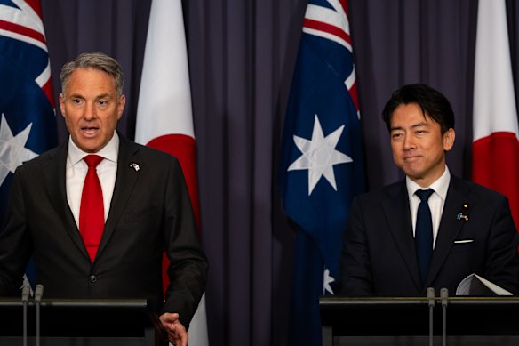 Defence Minister Richard Marles hosted his Japanese counterpart, Shinjiro Koizumi in Canberra. 
