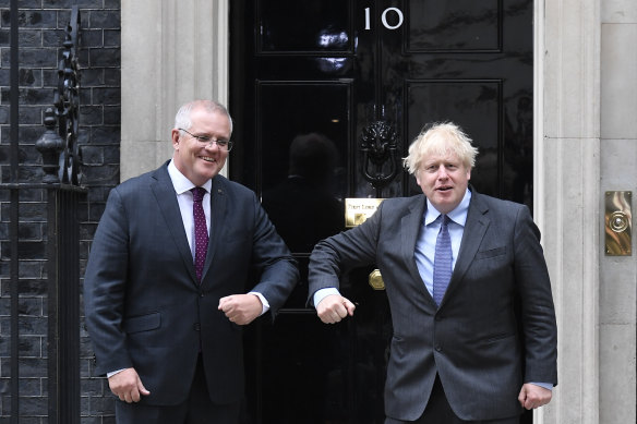 Prime Minister Scott Morrison’s push to “preferably” get to net zero emissions by 2050 is out of step with leaders like UK Prime Minister Boris Johnson.