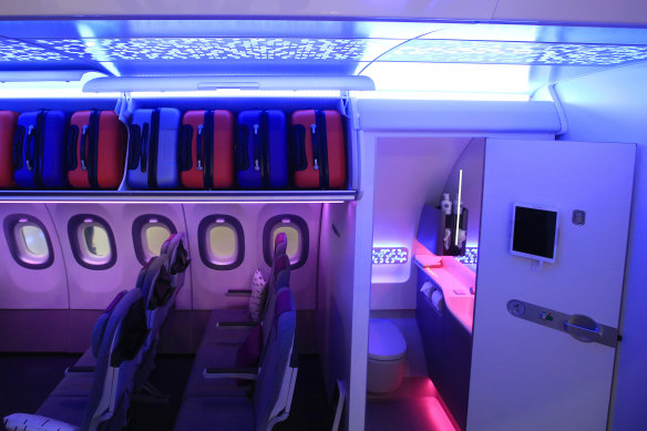 The technology aims to give flight attendants a more detailed survey of the cabin.