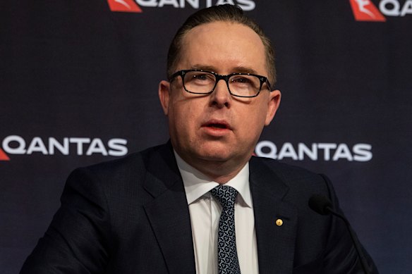 Qantas boss Alan Joyce says tourism operators will fail if borders remain closed. 