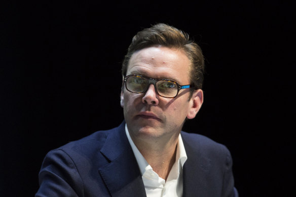 James Murdoch at the Cannes Lions International Festival Of Creativity in France in 2015.