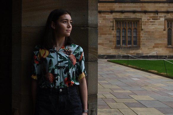 Year 12 graduate Charlotte Lowe is among the majority of students hoping they can enjoy a full university campus experience next year.