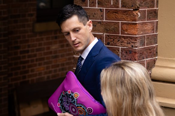 Rory Amon has pleaded not guilty to 10 charges related to two alleged incidents in mid-2017.