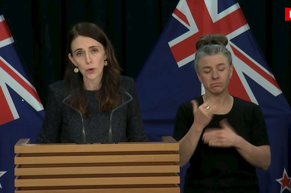 New Zealand Prime Minister Jacinda Ardern announced on Tuesday that authorities had found four cases of the coronavirus in one Auckland household from an unknown source.
