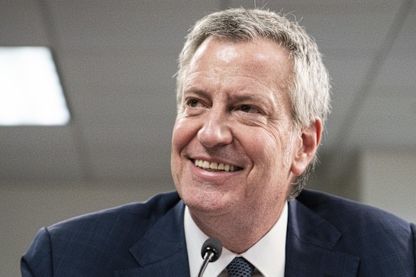 De Blasio says artificial intelligence will be the most challenging issue for cities.