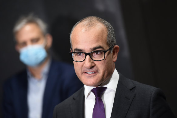 Acting Premier James Merlino said vaccines and alternative quarantine were Australia’s route out of the pandemic.