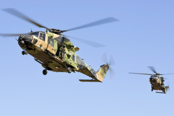 The Albanese government is breaking up its Taipan helicopters instead of donating them to Ukraine.