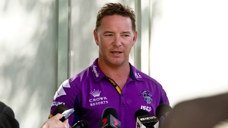 Changing sides: Melbourne Storm assistant coach Adam O'Brien is joining the Roosters in 2019.