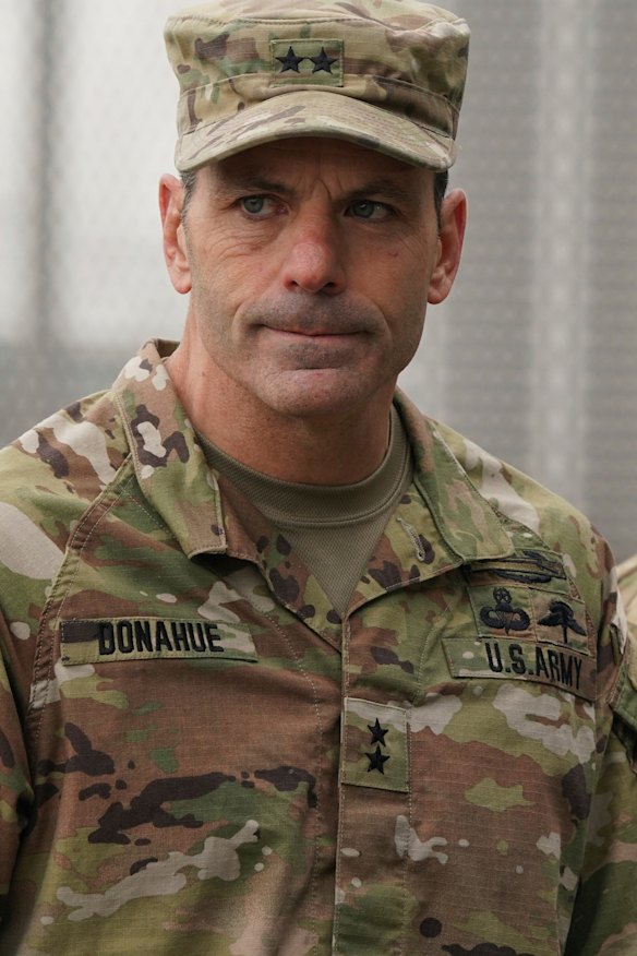 Donahue in south-eastern Poland in 2022. 