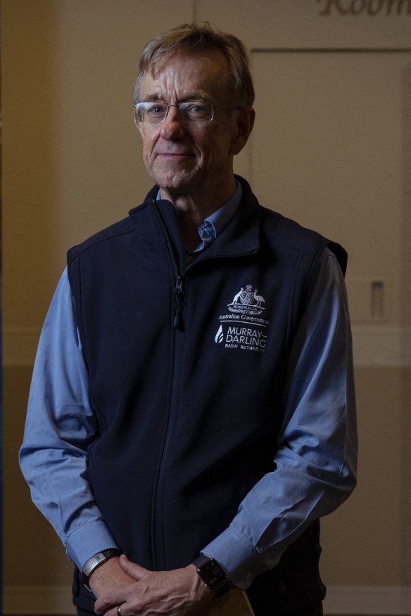 Phillip Glyde, Chief Executive of the Murray Darling Basin Authority, was among those addressing a rivers conference in Griffith on Tuesday.