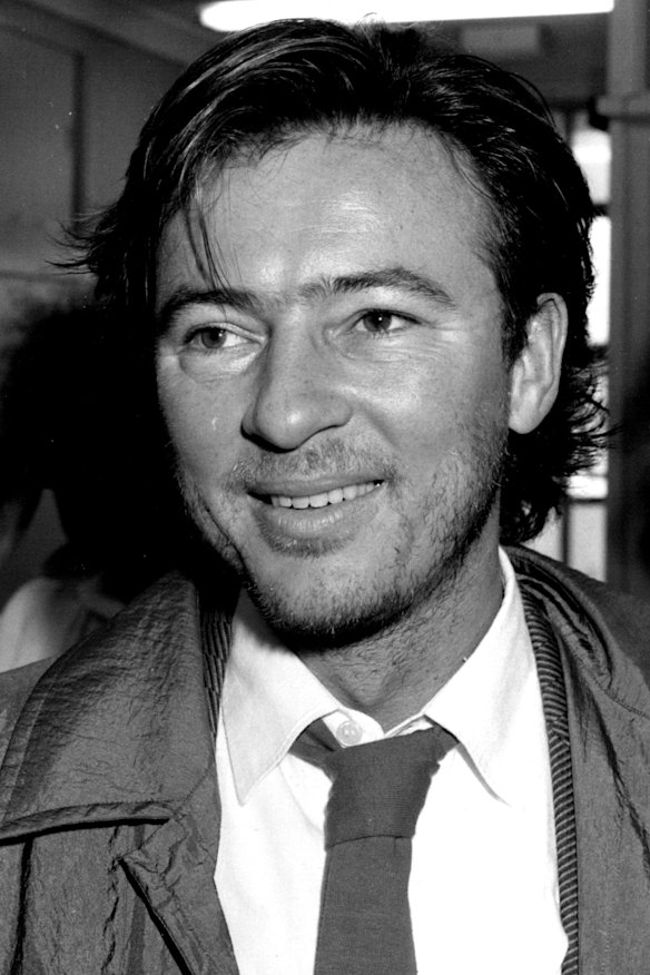Mark Patrick at a Sydney fashion show in 1985.