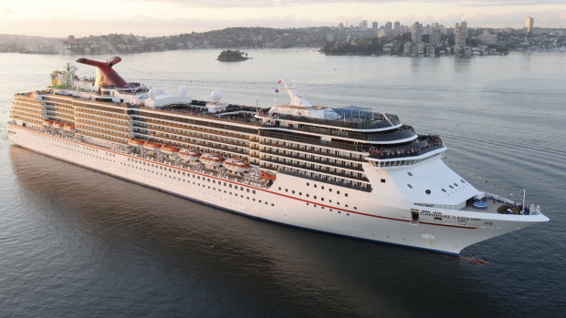 The Carnival Legend in a file picture.