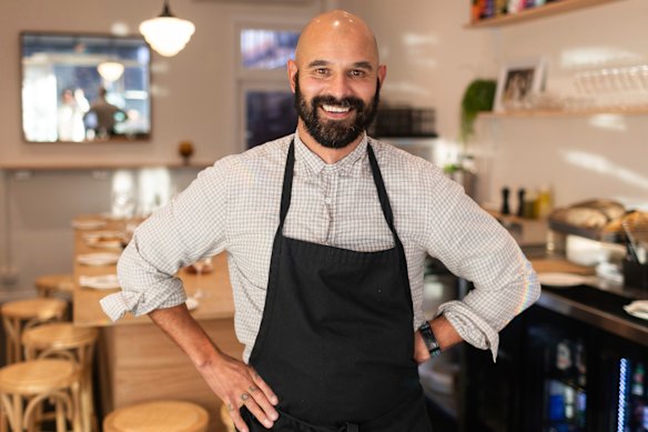 Ravi Presser, owner of Caulfield North wine bar Ruzia’s.