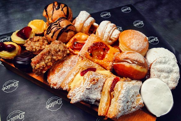 The masita (biscuit) box at Dulce Bakehouse.