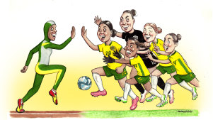 Cathy Freeman inspired the Matildas.