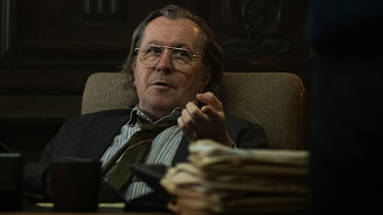 Unlike the urbane George Smiley who Gary Oldman played in Tinker Tailor Soldier Spy, Jackson Lamb is messy, profane and inclined to unabashed farting.
