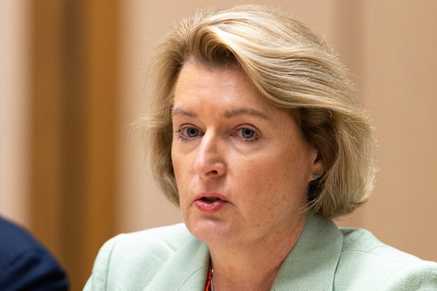 Carol Bennett, Chief Executive Officer, Australian Communications Consumer Action Network (ACCAN), during the Triple Zero service outage hearing at Parliament House in Canberra on Tuesday 9 December 2025. fedpol Photo: Alex Ellinghausen