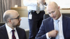 Wyloo boss  Luca Giacovazzi  and Ardea Resources boss Andrew penkethman at a nickel crisis meeting in January.