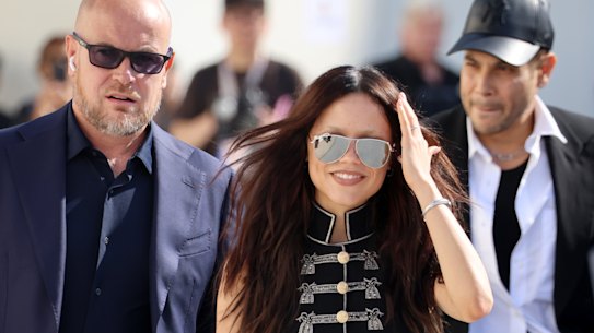 Jenna Ortega swaps out her Wednesday goth for Fonzie-inspired cool.