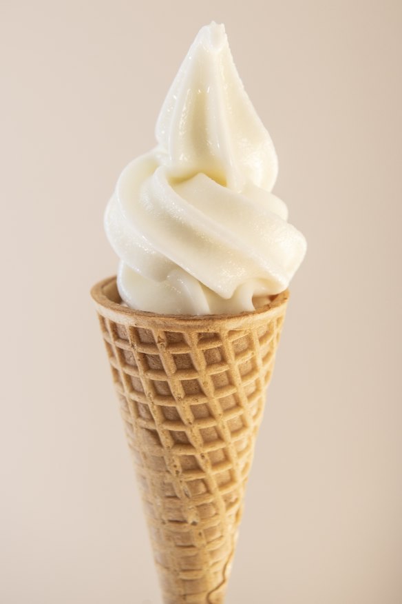 Vanilla soft-serve.