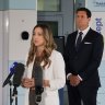 Minister for youth justice and corrective services Laura Gerber with police minister Dan Purdie at the opening of the Wacol Youth Remand Centre on Saturday morning. 