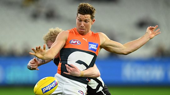 Toby Greene led the way for the Giants in their win over Collingwood.