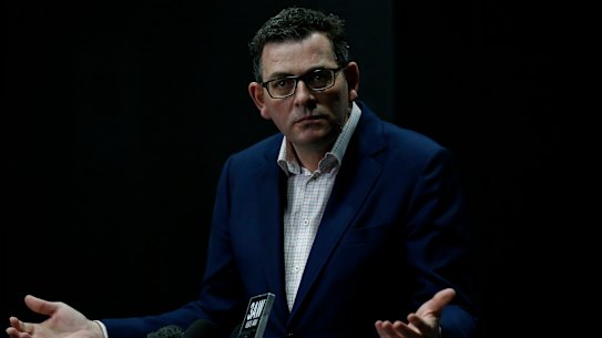 Victorian Premier Daniel Andrews announcing the state will enter a fifth lockdown on Thursday.