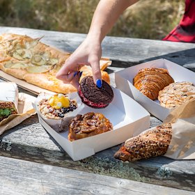 Assorted pastries from Born and Bread in Newtown.