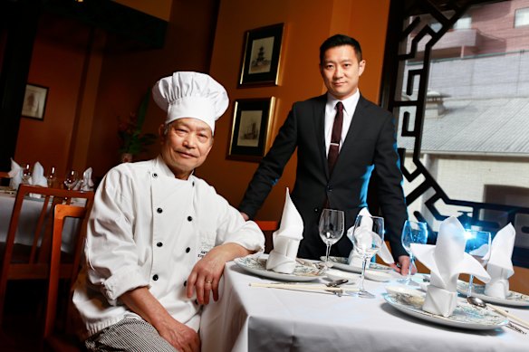 Anthony Lui (left) and his son Jason in 2013.