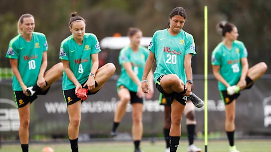 Prepared: The Matildas have been grouped with Brazil, Italy and Jamaica.