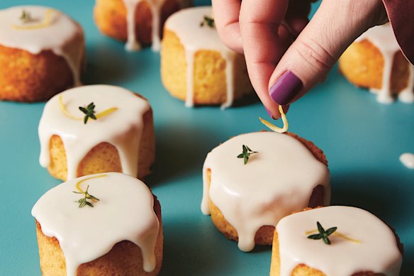 recipes Based on the classic pound cake, these mini cakes zing with lemon and lemon thyme.