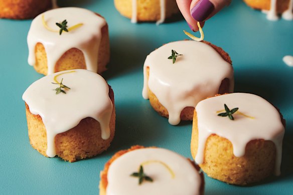 Based on the classic pound cake, these mini cakes zing with lemon and lemon thyme.