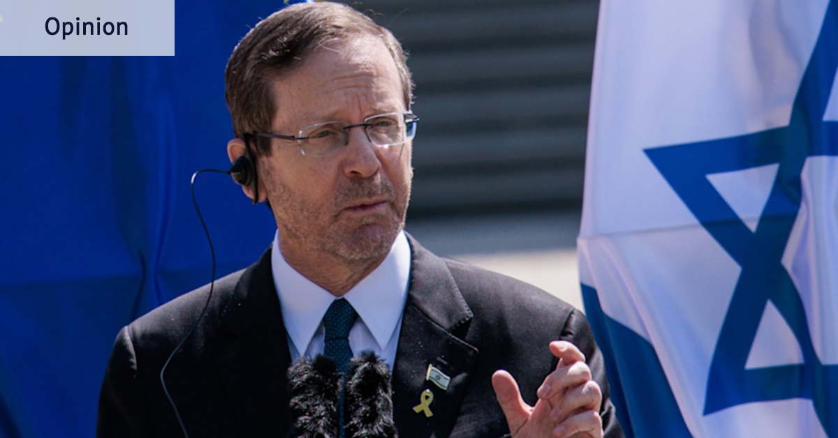 President Herzog is welcome to visit. While he’s here, Israel has questions to answer