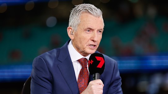 Broadcasting icon Bruce McAvaney.