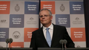 Then-Immigration Minister Scott Morrison in January 2014.