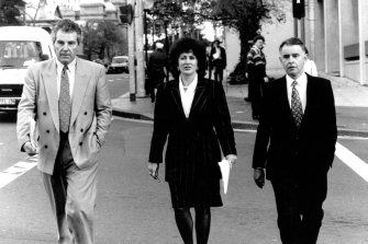 Independents Peter Macdonald, Clover Moore and John Hatton in 1992.