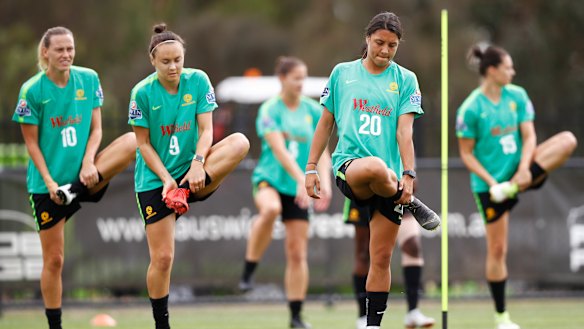 The Matildas are currently preparing for the Women's World Cup in France, which kicks off in June.