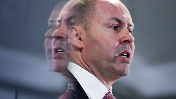 Treasurer Josh Frydenberg has sliced $2 billion off this year's forecast surplus.