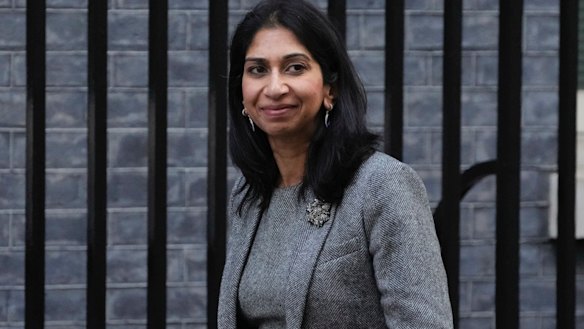 Britain’s Home Secretary Suella Braverman.