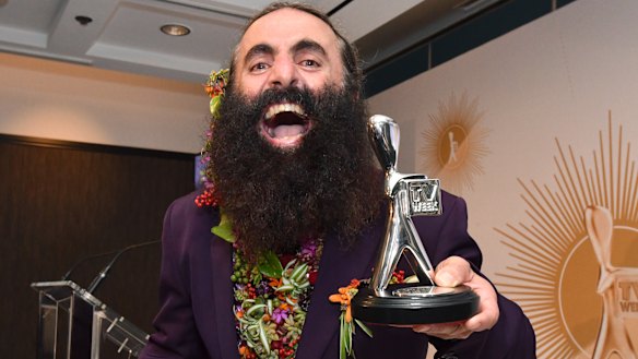 The ABC's Costa Georgiadis won the Logie  for the Most Popular Lifestyle Program for his show Gardening Australia.