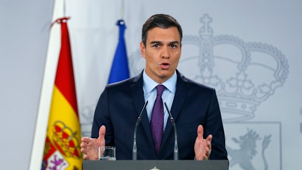 Spain's Prime Minister Pedro Sanchez maintains a tenuous grip on power,  heading a minority government.