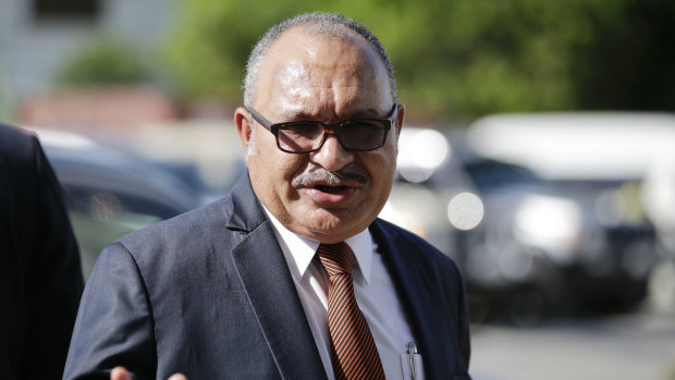Officially resigned: Papua New Guinea's Prime Minister Peter O'Neill.