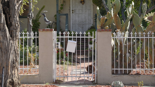 The front entrance of accused Robert Chain's house.